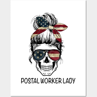 Postal Worker Lady Posters and Art